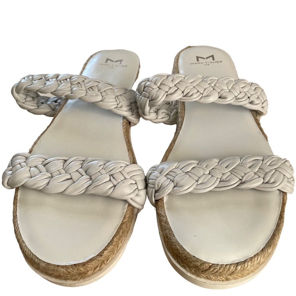 Marc Fisher Jaimee Braided Sandal Size 8 - image 2